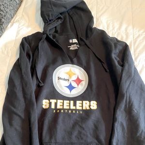 Steelers hoodie with V cut